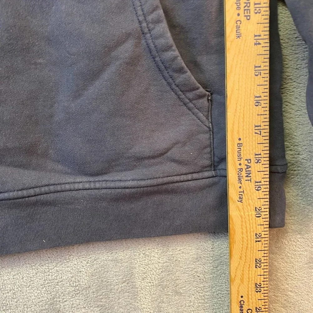 The North Face Boys Hoodie Size M 10/12 Navy Pullover Logo